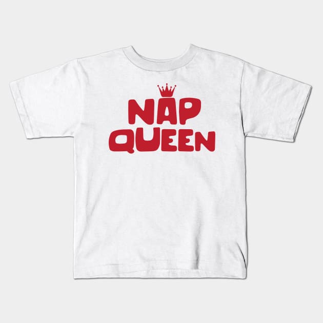 Nap Queen Kids T-Shirt by bojan17779